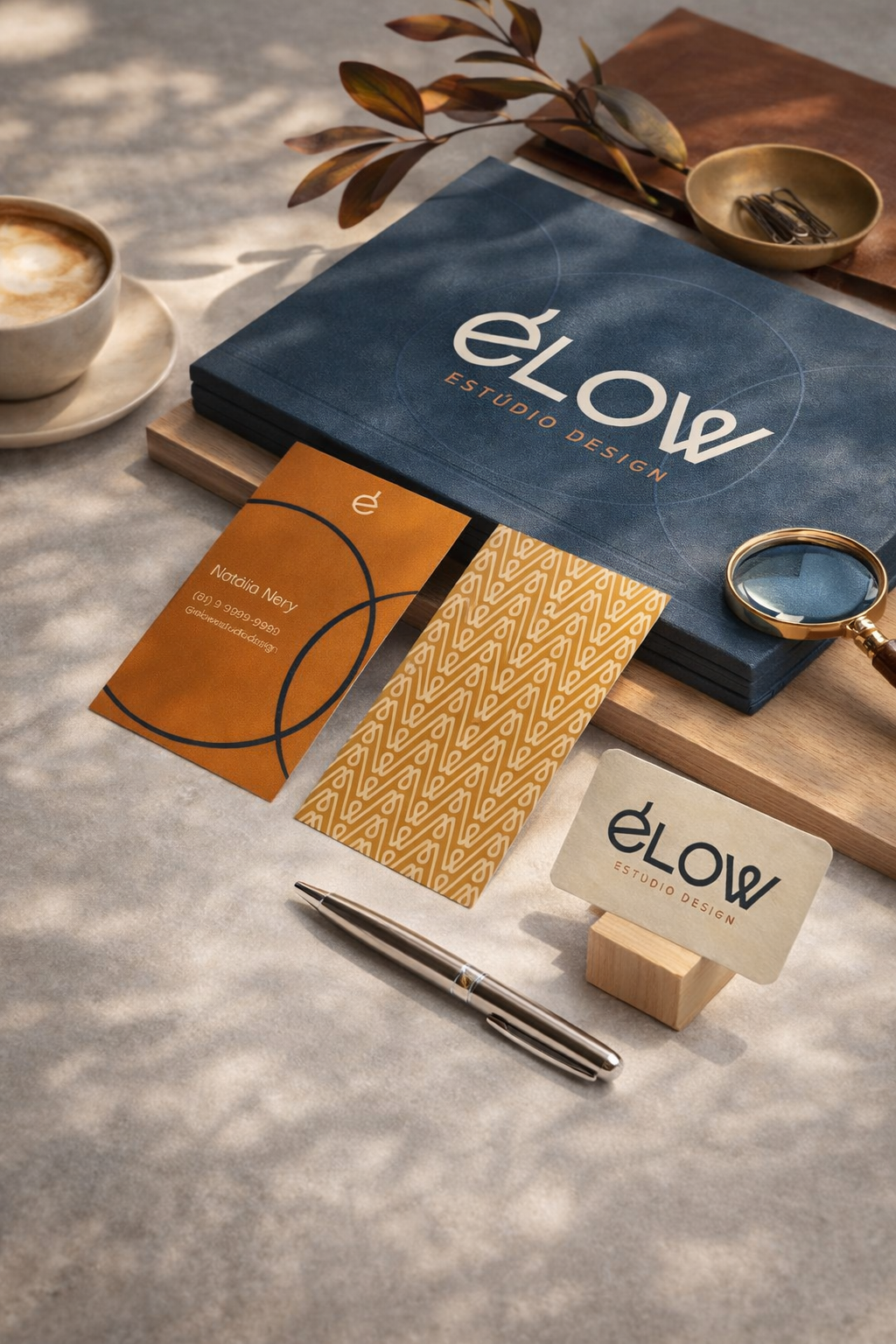 Identidade visual estratégica para empresas de serviços — ÉLOW Estúdio Design